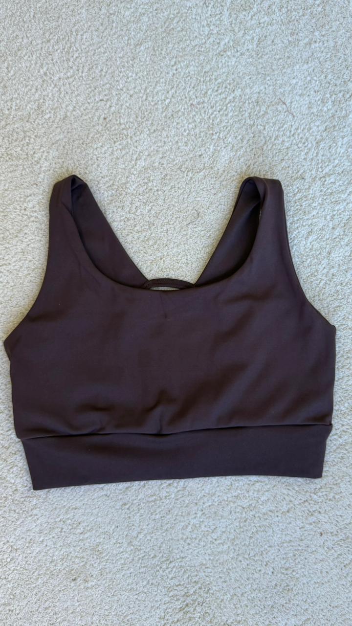 Top Equilíbrio - Marrom