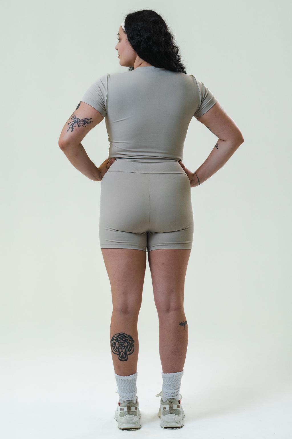 Shorts de academia off-white