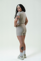 Shorts de academia off-white