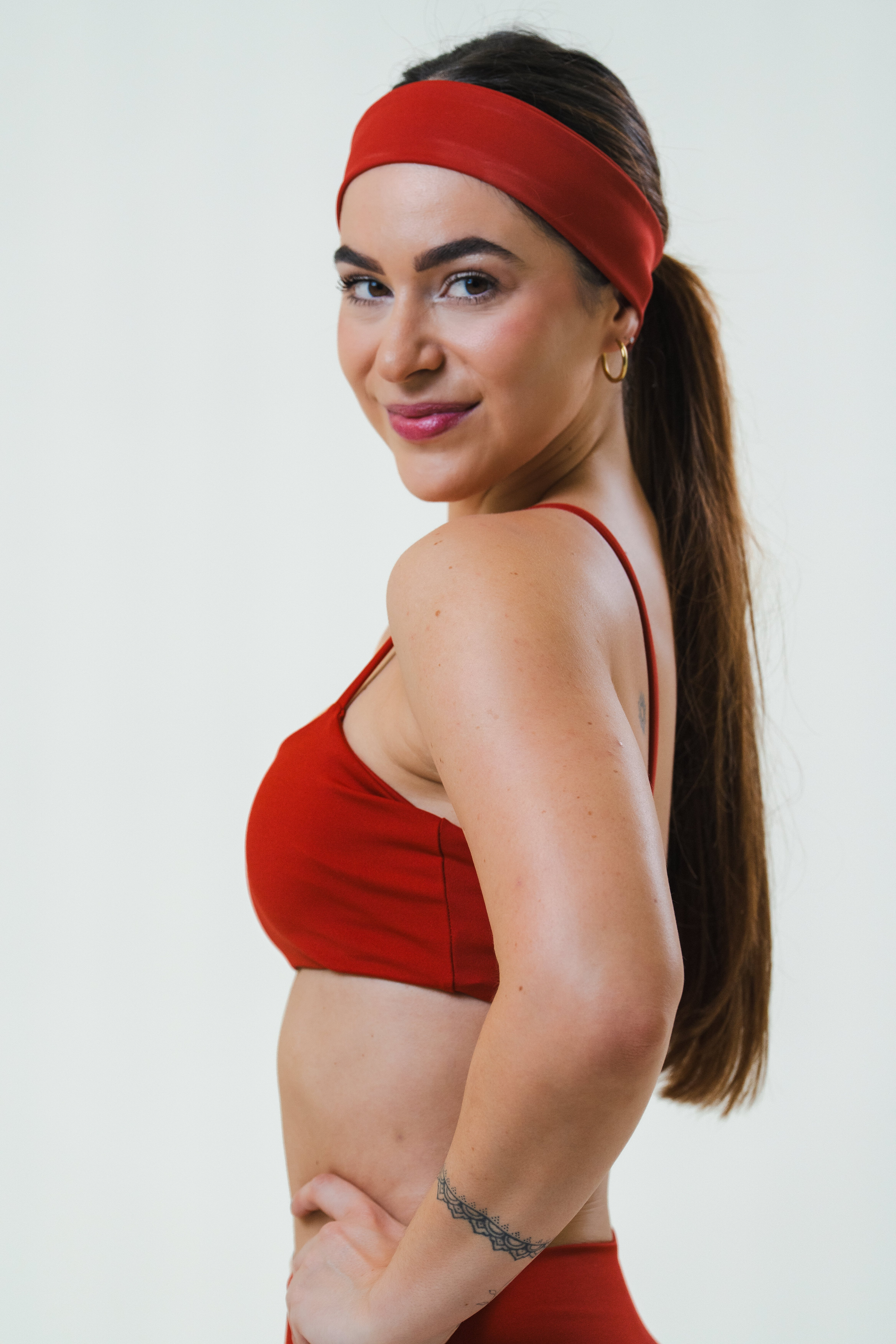 Top de academia vermelho