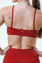 Top de academia vermelho