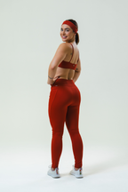 Legging recorte vermelha