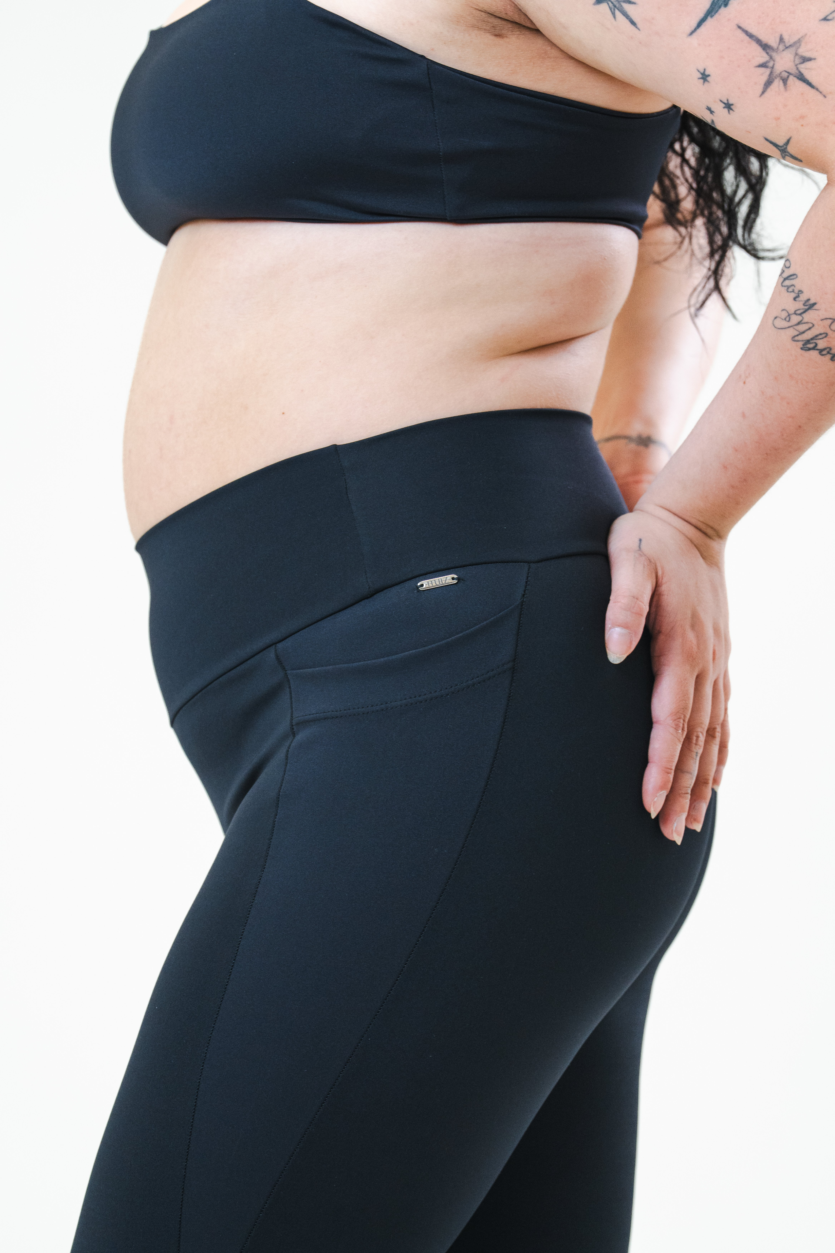 Legging recorte preto