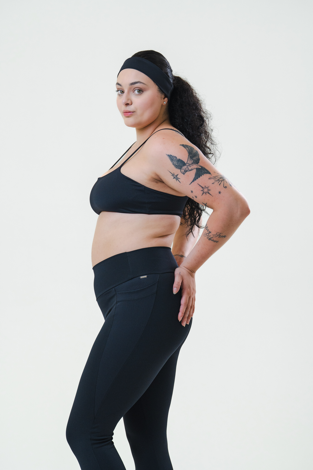 Legging recorte preto