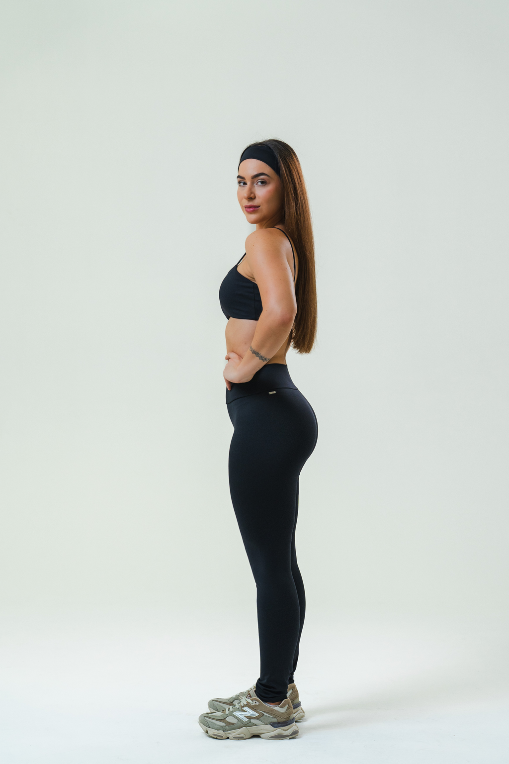 Legging preta lisa