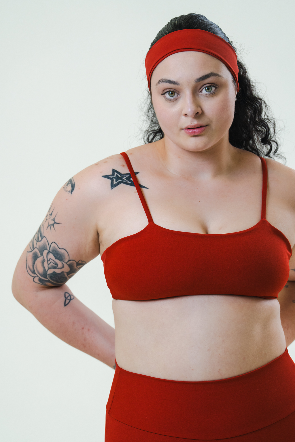 Top de academia vermelho