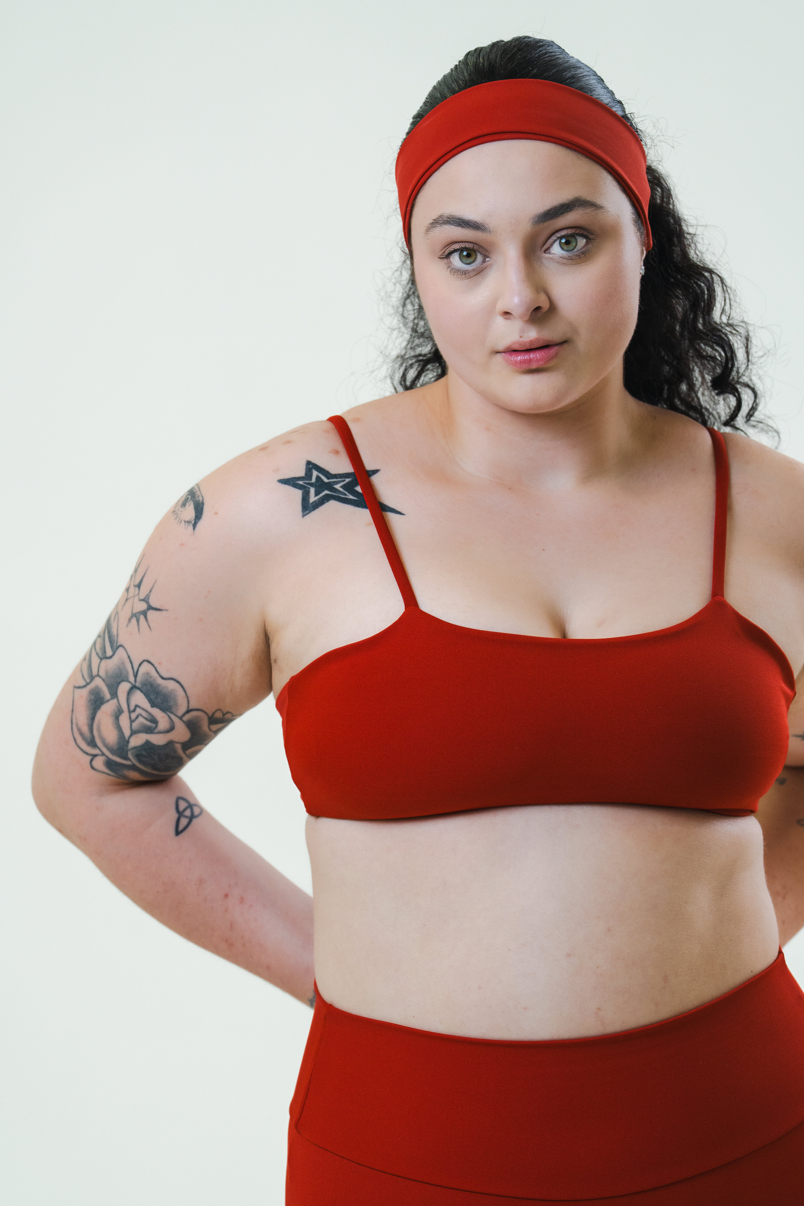 Top de academia vermelho