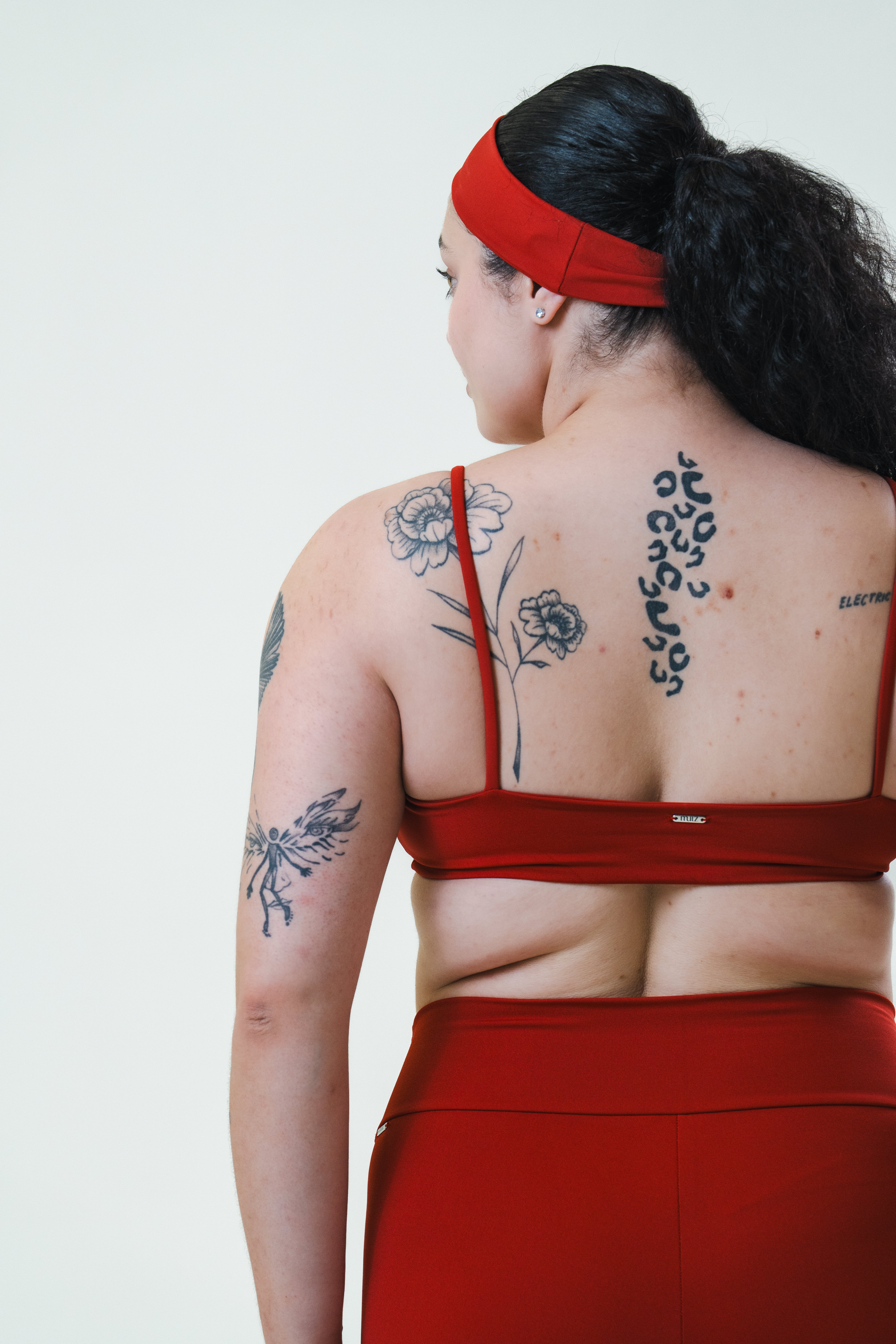 Top de academia vermelho