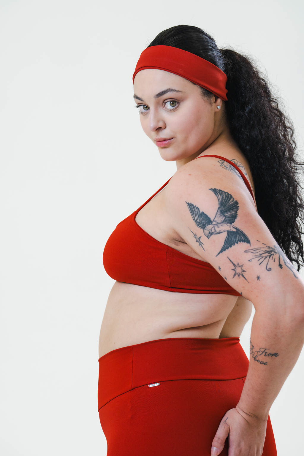 Top de academia vermelho