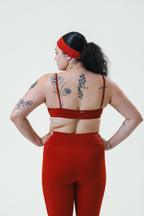 Legging recorte vermelha