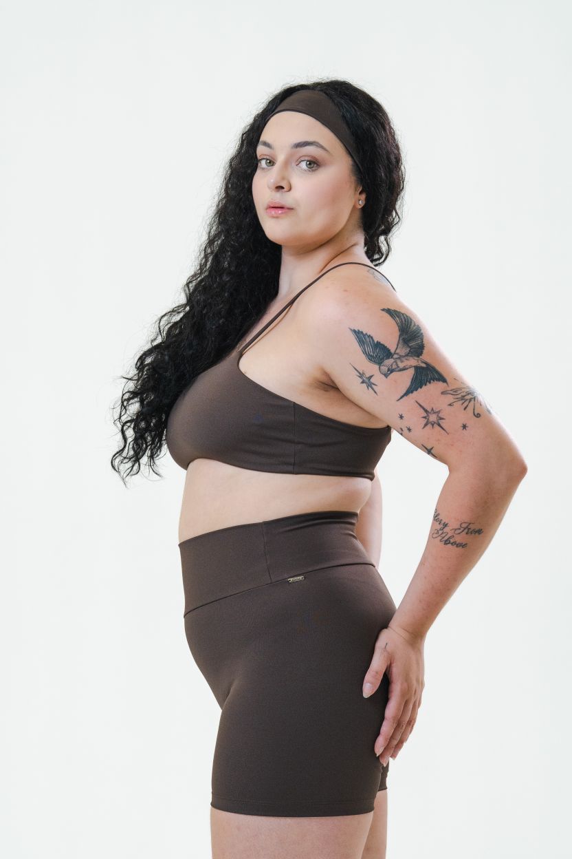 Short Leveza - Marrom