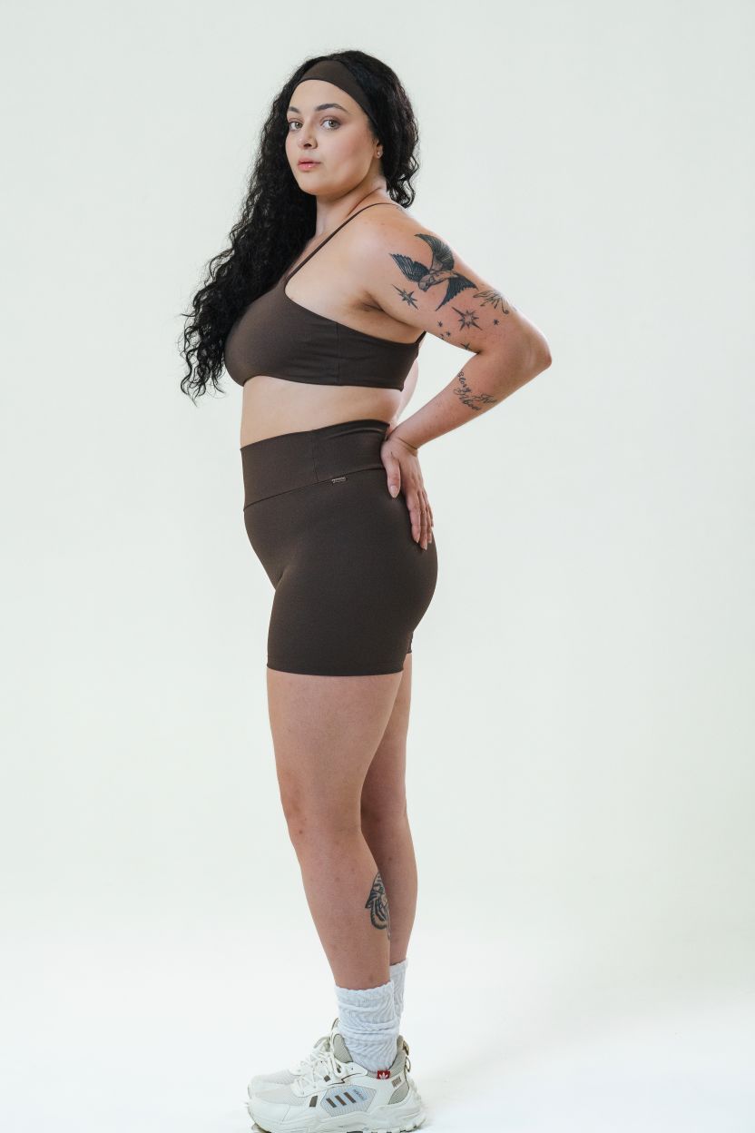 Short Leveza - Marrom