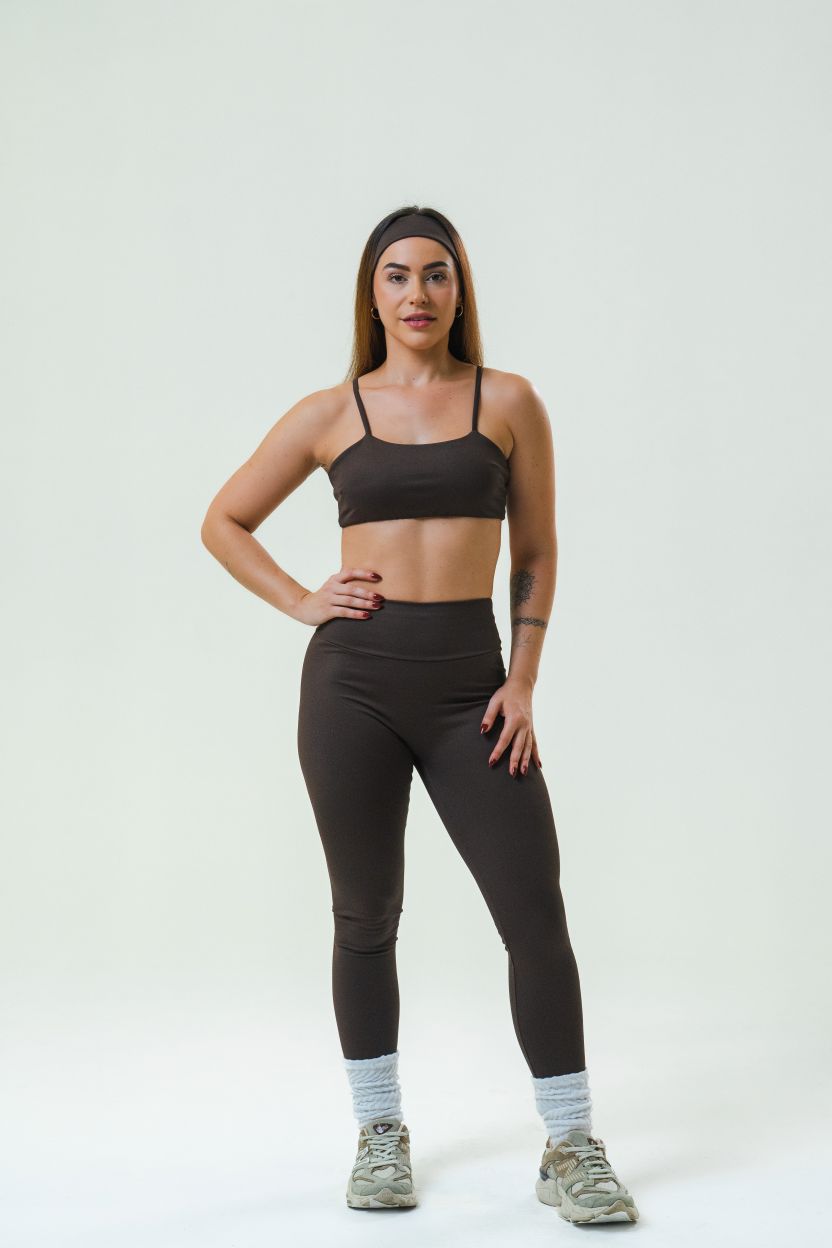 Legging Essência - Marrom