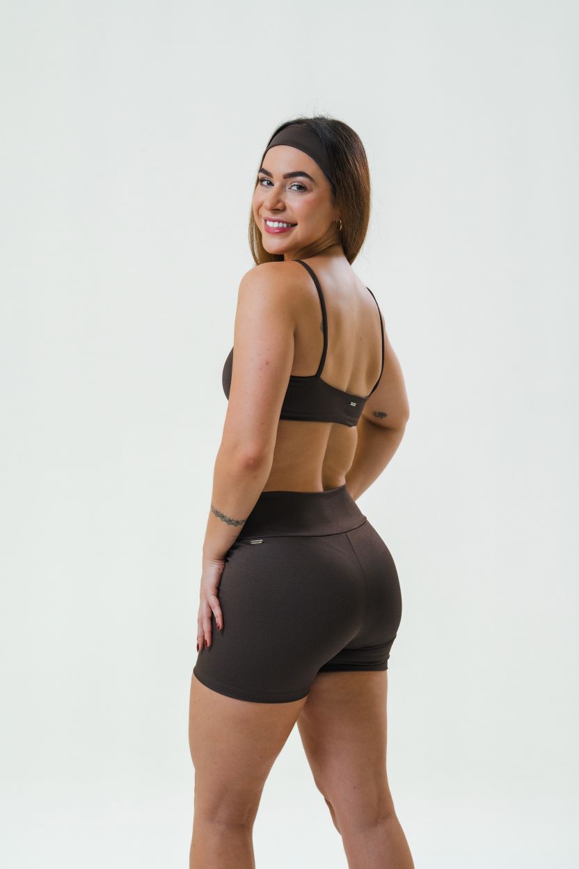 Short Leveza - Marrom